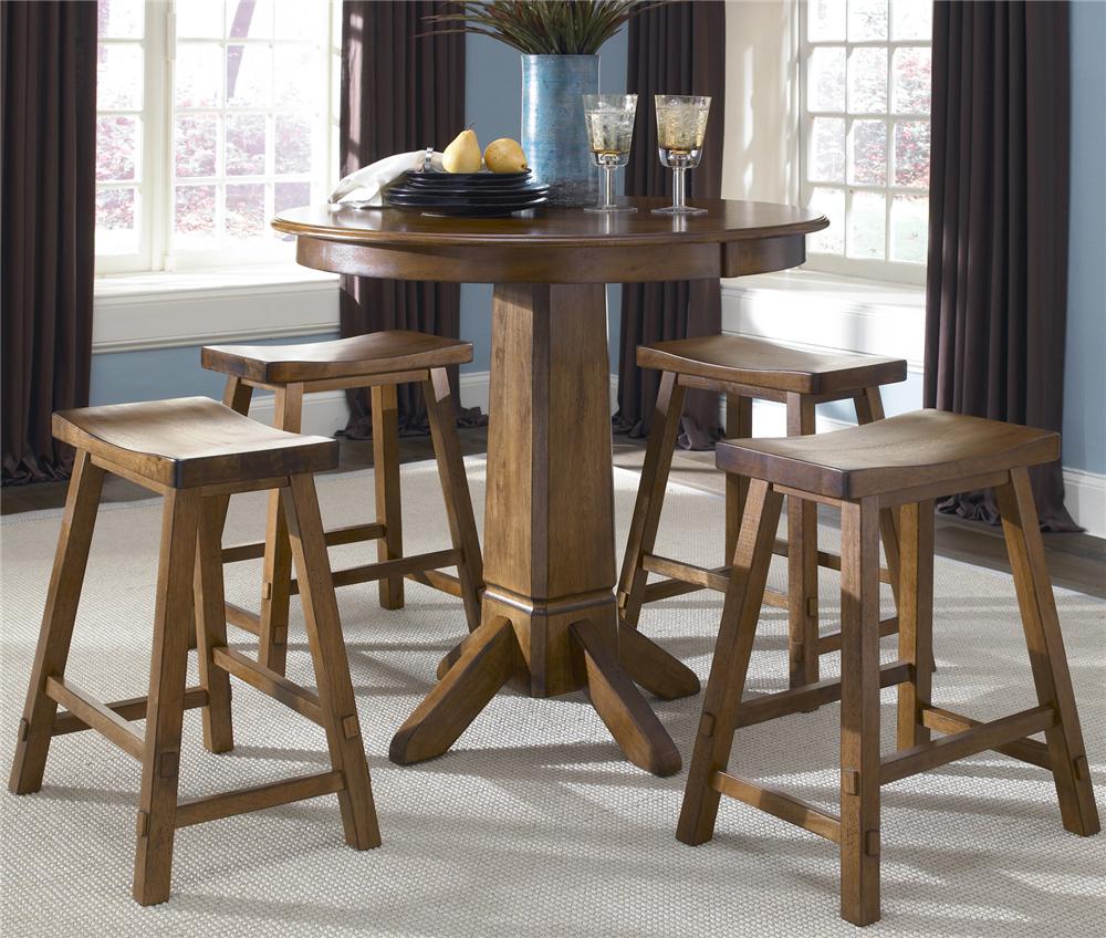 Liberty Furniture Creations II 38 B1824 24 Inch Sawhorse Barstool